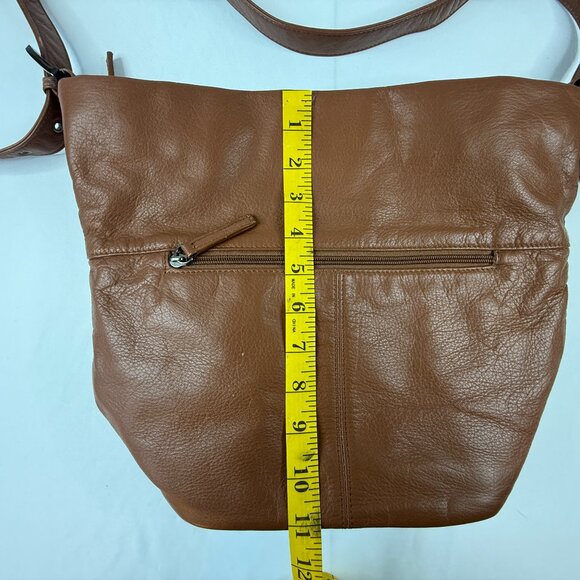 Stone Mountain Leather Handbag Brown - Picture 3 of 5